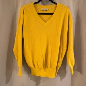 Philosophy  Yellow V-Neck Sweater